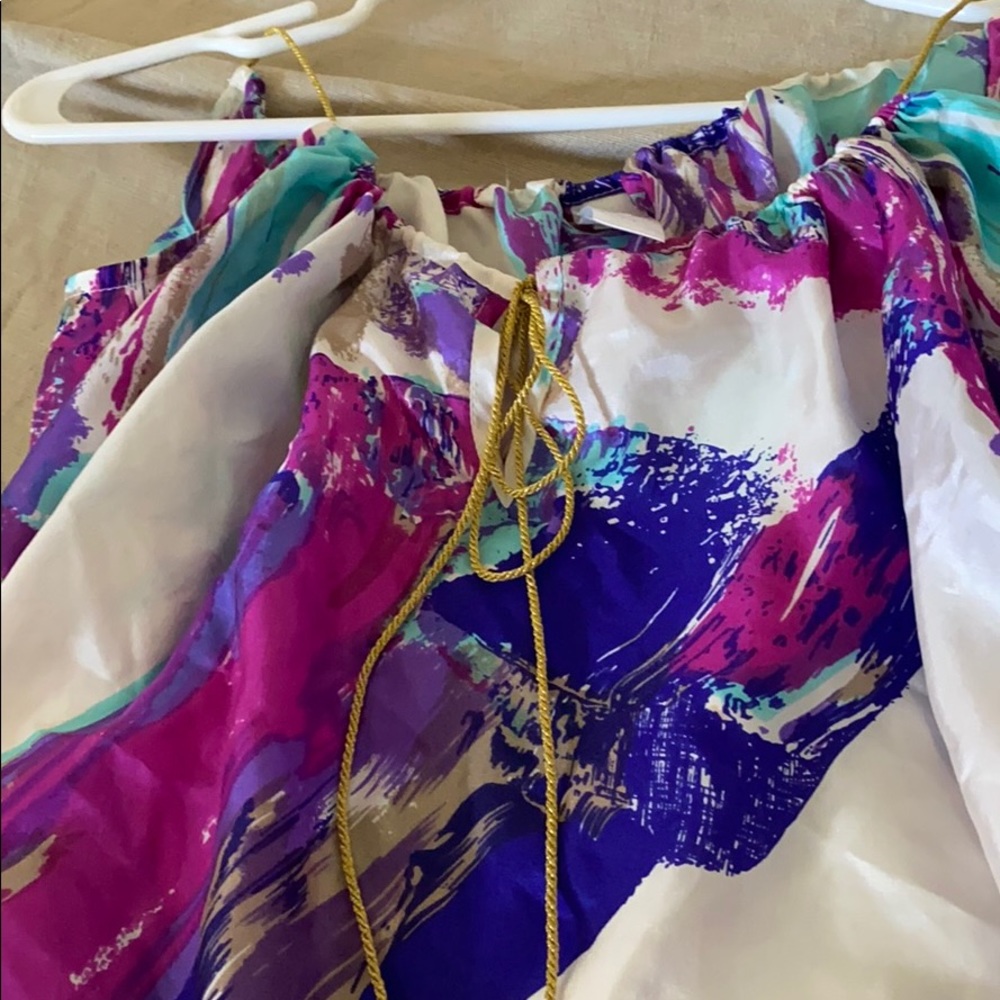 Colorful Abstract Women's Dress - Picture 2 of 14